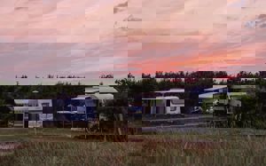 Skagen Sydstrand Camping Skagen Pladsen Solnedgang