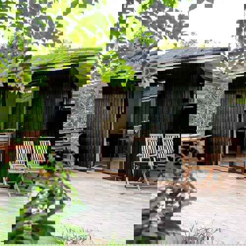 Skagen Sydstrand Camping Skagen Glamping Lodge Terrasse