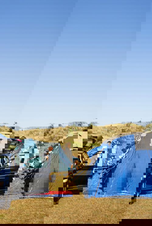 Skagen Sydstrand Camping Skagen Pladsen Telt Himmel